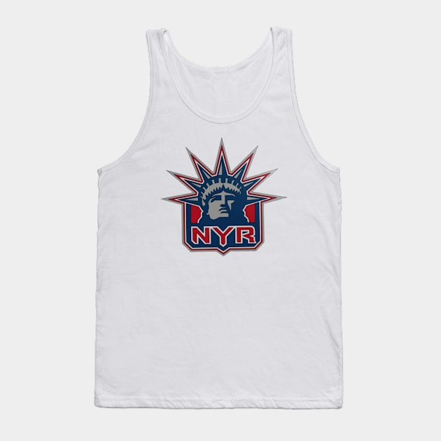 New York Rangers Tank Top by Jedistudios 